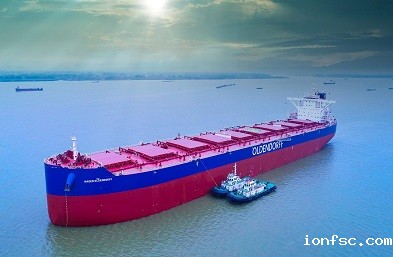 在国际贸易中上海大型散货船发挥着重要作用