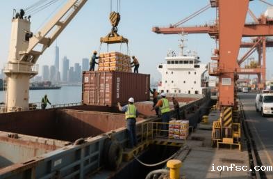 干散货船赋能零食进出口跨国海运